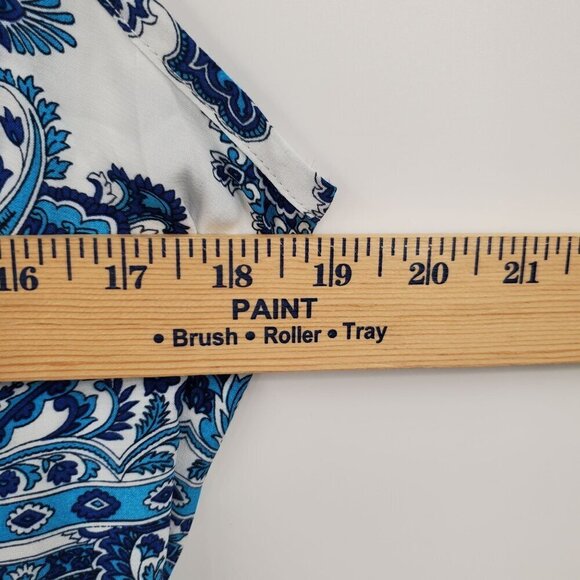 Loft Paisley Keyhole Wide Leg Jumpsuit Women Size Small NWT Summer Cruise - Picture 12 of 16